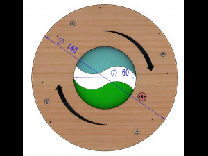 LS2BLROD60A-Taijimec&aacute;nicoiris mec&aacute;nico Modelo de impresión 3D