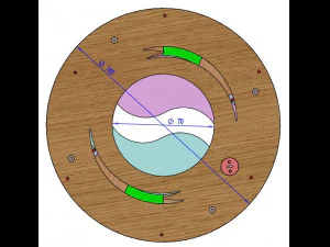 LS2BLROD70A-Taijimec&aacute;nicoiris mec&aacute;nico Modelo de impresión 3D