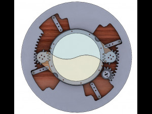 LS2BLROD100A-Tai Chi Mechanism for laser cut 3D Baskı Modeli