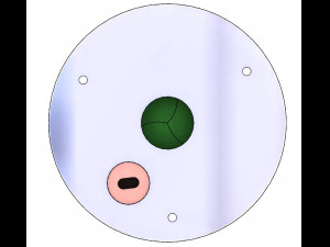 3DP3BLROD10A-Iris mechanism for 3d printing Modèles 3D en vedette