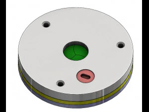 3DP3BLROD10A-Iris mechanism for 3d printing 3D Print Model