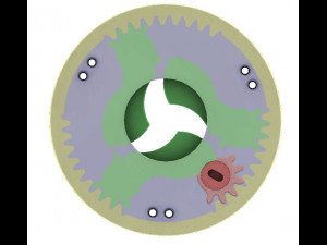 3DP3BLROD20A-Iris mechanism for 3d printing 3D Print Model
