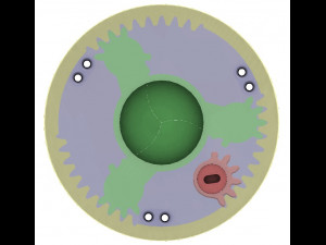 3DP3BLROD20A-Iris mechanism for 3d printing 3D Print Model