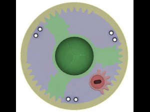 3DP3BLROD20A-Iris mechanism for 3d printing 3D Print Model
