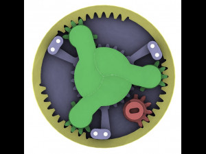 3DP3BLROD20A-Iris mechanism for 3d printing 3D Print Model