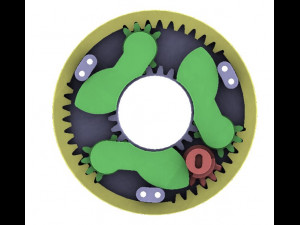 3DP3BLROD20A-Iris mechanism for 3d printing 3D Print Model