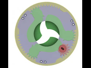 3DP3BLROD30A-Iris mechanism for 3d printing 3D Print Model