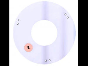 3DP3BLROD30A-Iris mechanism for 3d printing 3D Print Model