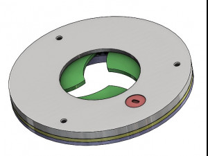3DP3BLROD40A-Iris mechanism for 3d printing 3D Принт Модель