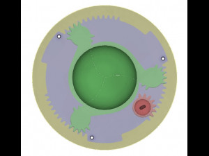 3DP3BLROD40A-Iris mechanism for 3d printing 3D Принт Модель