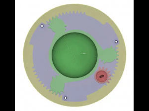 3DP3BLROD40A-Iris mechanism for 3d printing 3D Print Model