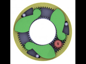 3DP3BLROD40A-Iris mechanism for 3d printing 3D Принт Модель