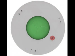 3DP3BLROD50A-Mecanismo de iris para impresi&oacute;n 3d Modelo de impresión 3D