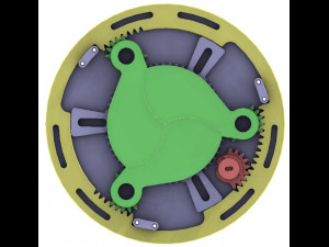 3DP3BLROD50A-Iris mechanism for 3d printing Modelo de impresión 3D
