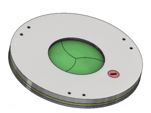 3DP3BLROD60A-Iris mechanism for 3d printing Modelo de impresión 3D