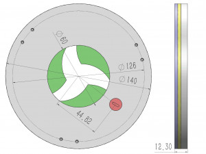 3DP3BLROD60A-Iris mechanism for 3d printing Modelo de impresión 3D