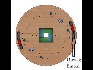 SL4BLSH40A-Laser Cut Square Hole Sliding Iris Diaphragm 3D 打印模型