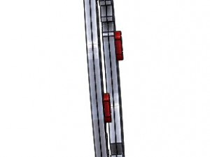 SL4BLSH60A-Laser Cut Square Hole Sliding Iris Diaphragm Modello di stampa 3D
