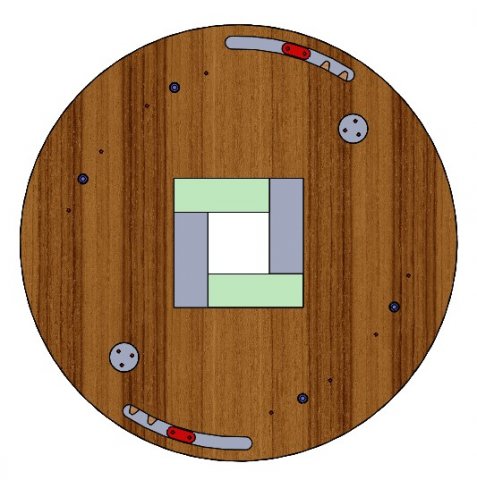 SL4BLSH80A-Laser Cut Square Hole Sliding Iris Diaphragm 3D Принт Модель .c4d .max .obj .3ds .fbx .stl .blend 