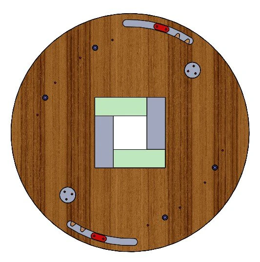 SL4BLSH80A-Laser Cut Square Hole Sliding Iris Diaphragm 3D Print Model .c4d .max .obj .3ds .fbx .stl .blend 