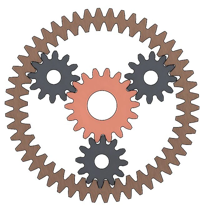 Epicyclic gear sets DXF STEP Vector files 3D Print Model .c4d .max .obj .3ds .fbx .stl .blend 
