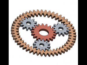 Epicyclic gear sets DXF STEP Vector files Modelo de impresión 3D
