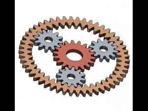 Epicyclic gear sets DXF STEP Vector files 3D Print Model