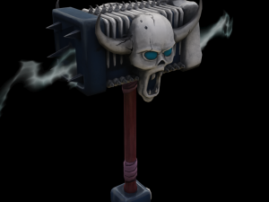 Gamedev hammer lowpoly 3D 模型