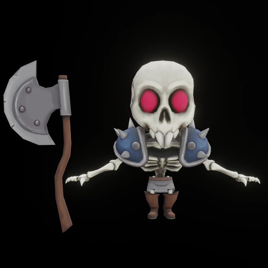 Ручна розпис скелет 3D Модель .c4d .max .obj .3ds .fbx .stl .blend 