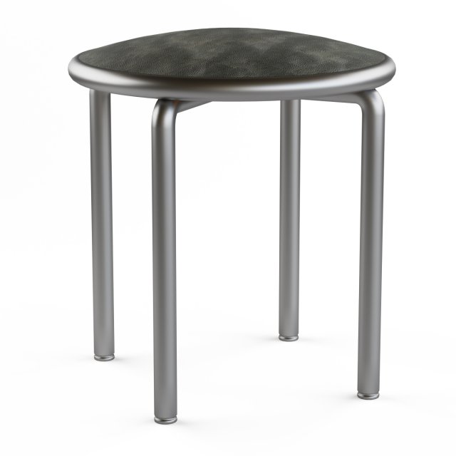 Round stools with metal legs 3 color options Modèle 3D .c4d .max .obj .3ds .fbx .stl .blend 