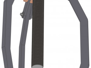 3-Jaw Bearing Puller 3Dモデル
