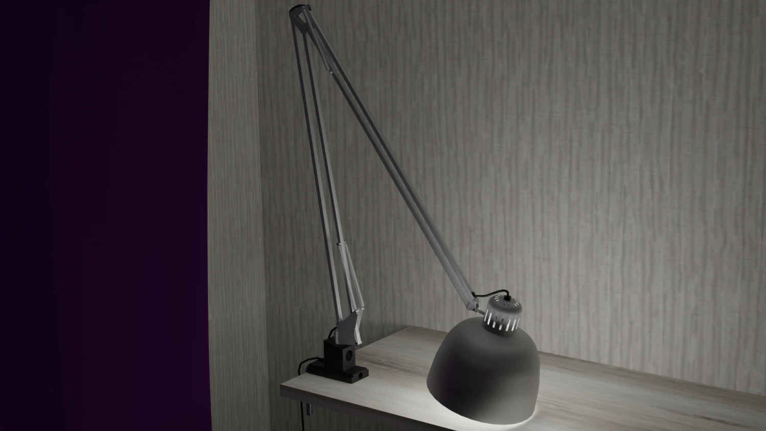 Table lamp 3D Model .c4d .max .obj .3ds .fbx .stl .blend