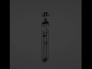 전자 기화기 3D 모델