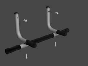 Horizontal bar 3D 모델