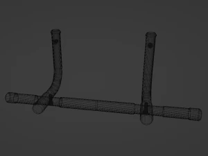 Horizontal bar 3D Model