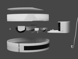 Robot vacuum cleaner Model 3D