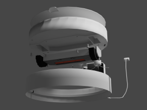 Robot vacuum cleaner Model 3D