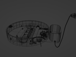 Robot vacuum cleaner Model 3D