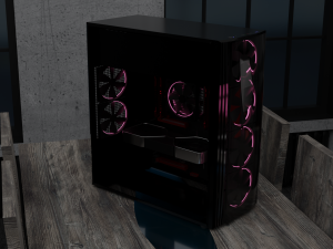 Gaming PC 3D Model in Computer 3DExport