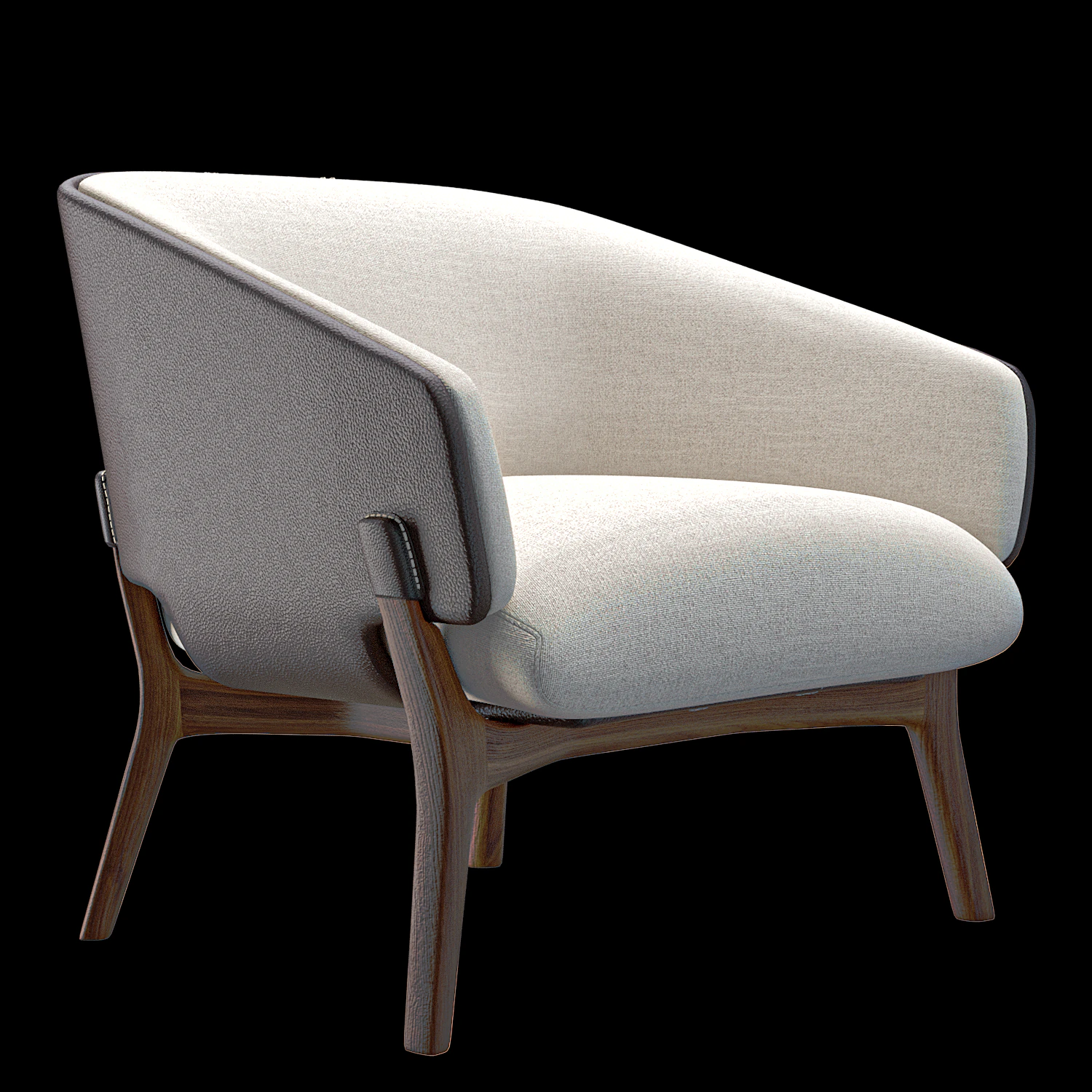 Savile Row Armchair 3D Model .c4d .max .obj .3ds .fbx .stl .blend