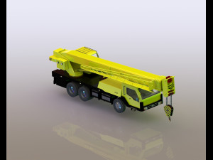 Hydraulic Truck Crane xct80 Modelo 3D