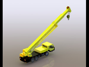 Hydraulic Truck Crane xct80 Modelo 3D