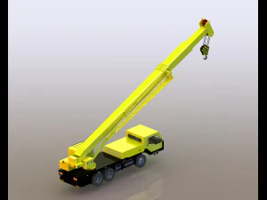 Hydraulic Truck Crane xct80 3D Model