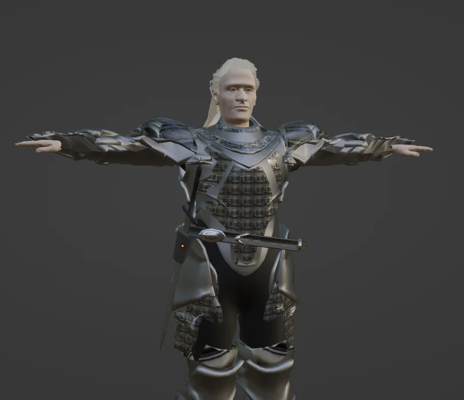 Демон Т 3D Модель .c4d .max .obj .3ds .fbx .stl .blend 