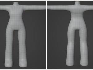 Base Model Cartoon Character Low-poly 3D Model