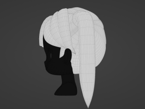 Female Hair Style 01 3D Модель