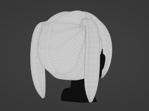 Female Hair Style 02 Modèle 3D
