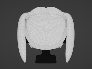 Female Hair Style 02 Modèle 3D