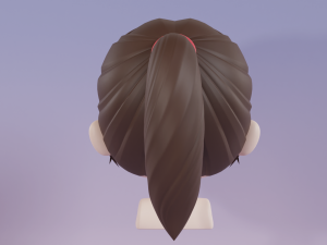 Female Hair Style 06 3D 模型