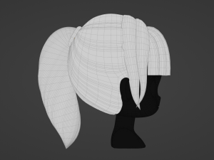 Female Hair Style 06 3D 模型